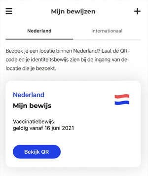 coronapas aanvragen nederland