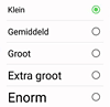 letters groter maken android