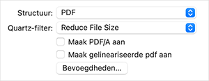 pdf verkleinen op een mac